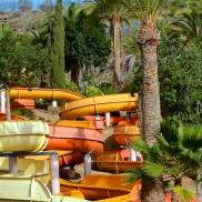 picture of water slides in Gran Canaria waterpark Maspalomas