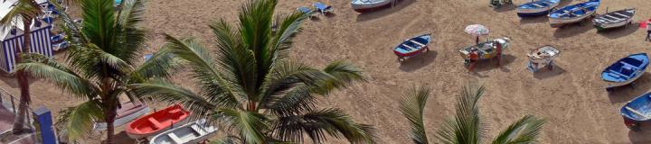 Gran Canaria Foto vom Canteras Strand Las Palmas