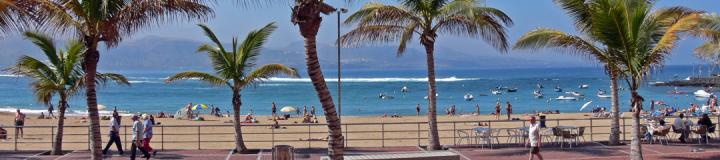 Canteras Strand beim Hotel Pujol Las Palmas