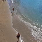 Strandleben Menschen am Canteras Strand Las Palmas